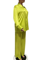 Satin Pants Set