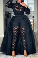 Lace Tulle Jumpsuit