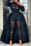 Lace Tulle Jumpsuit