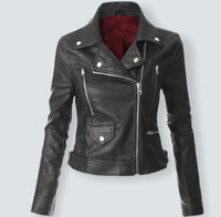 Vegan Leather Moto Jacket
