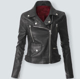 Vegan Leather Moto Jacket