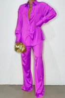Satin Pants Set