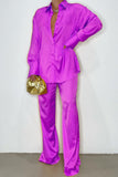 Satin Pants Set