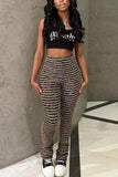 Striped Stacked Pants