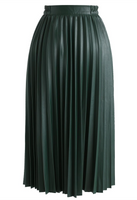 Faux Leather Maxi Skirt