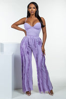 Sweetheart Fringed Pants Set