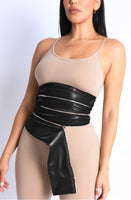 Corset Zippered Belt