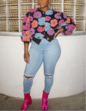 Flower Bomber Jacket