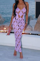 Cut Up Maxi Dress