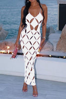 Cut Up Maxi Dress