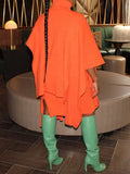 Knit Dress & Poncho Set