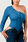 Denim Bodysuit