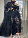 Lace Tulle Jumpsuit