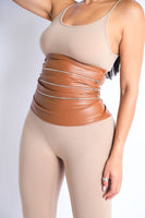 Corset Zippered Belt