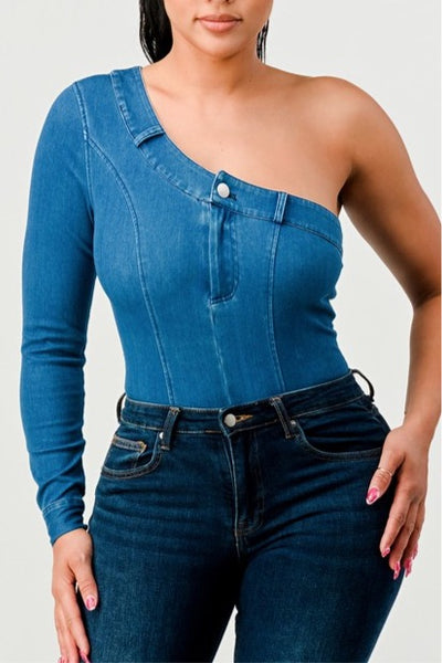 Denim Bodysuit