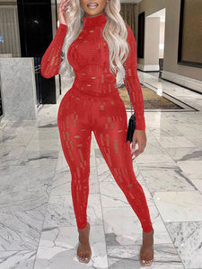 She Ripped it 2 piece set