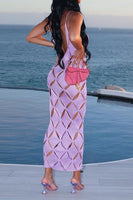 Cut Up Maxi Dress