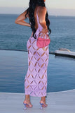 Cut Up Maxi Dress