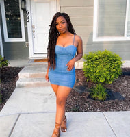 Stretch Me Out Denim Dress