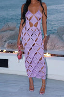 Cut Up Maxi Dress