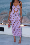 Cut Up Maxi Dress