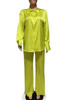 Satin Pants Set