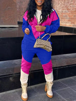 Retro Colorblock Sweatsuit