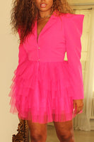 Pink TuTu Blazer Dress