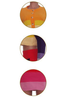 Color Block Mini Skirt Set