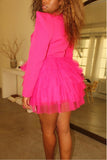 Pink TuTu Blazer Dress