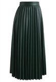 Faux Leather Maxi Skirt
