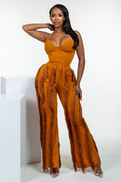 Sweetheart Fringed Pants Set