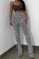 Striped Stacked Pants