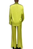 Satin Pants Set