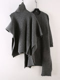 Knit Dress & Poncho Set
