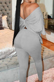 Grey Leggings Set