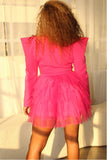 Pink TuTu Blazer Dress