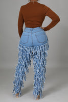 Fringe Denim Jeans