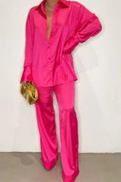 Satin Pants Set