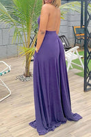 Purple Maxi Jumpsuit